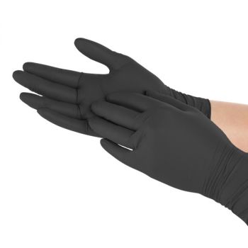 Gants Nitrile taille S - 100pcs OLIVE BLACK