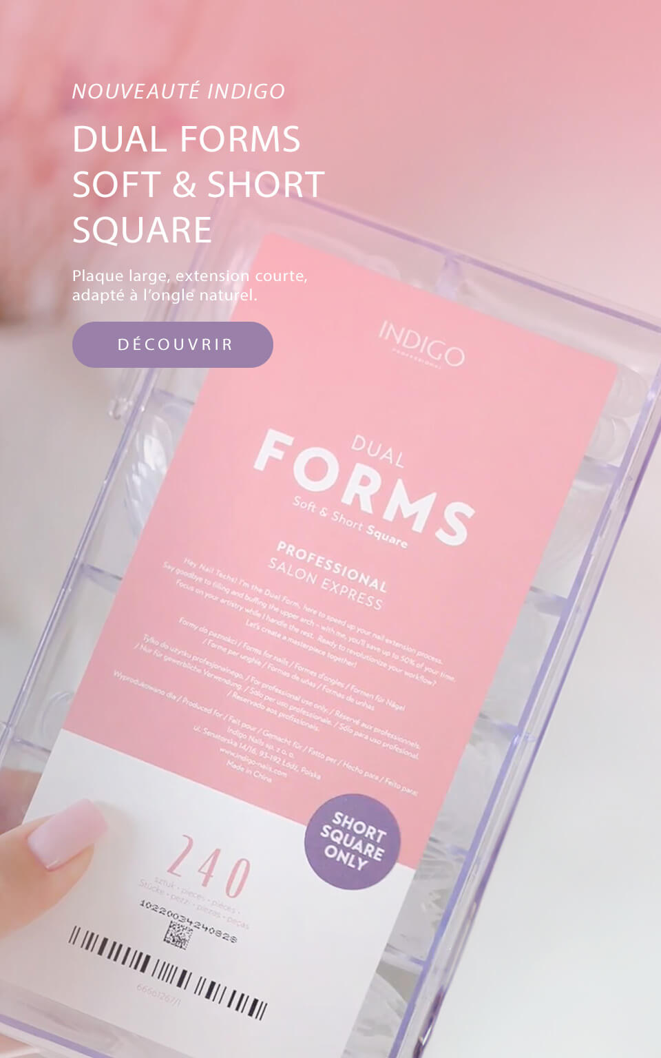 Dual Forms Short & Square - Indigo Nails France