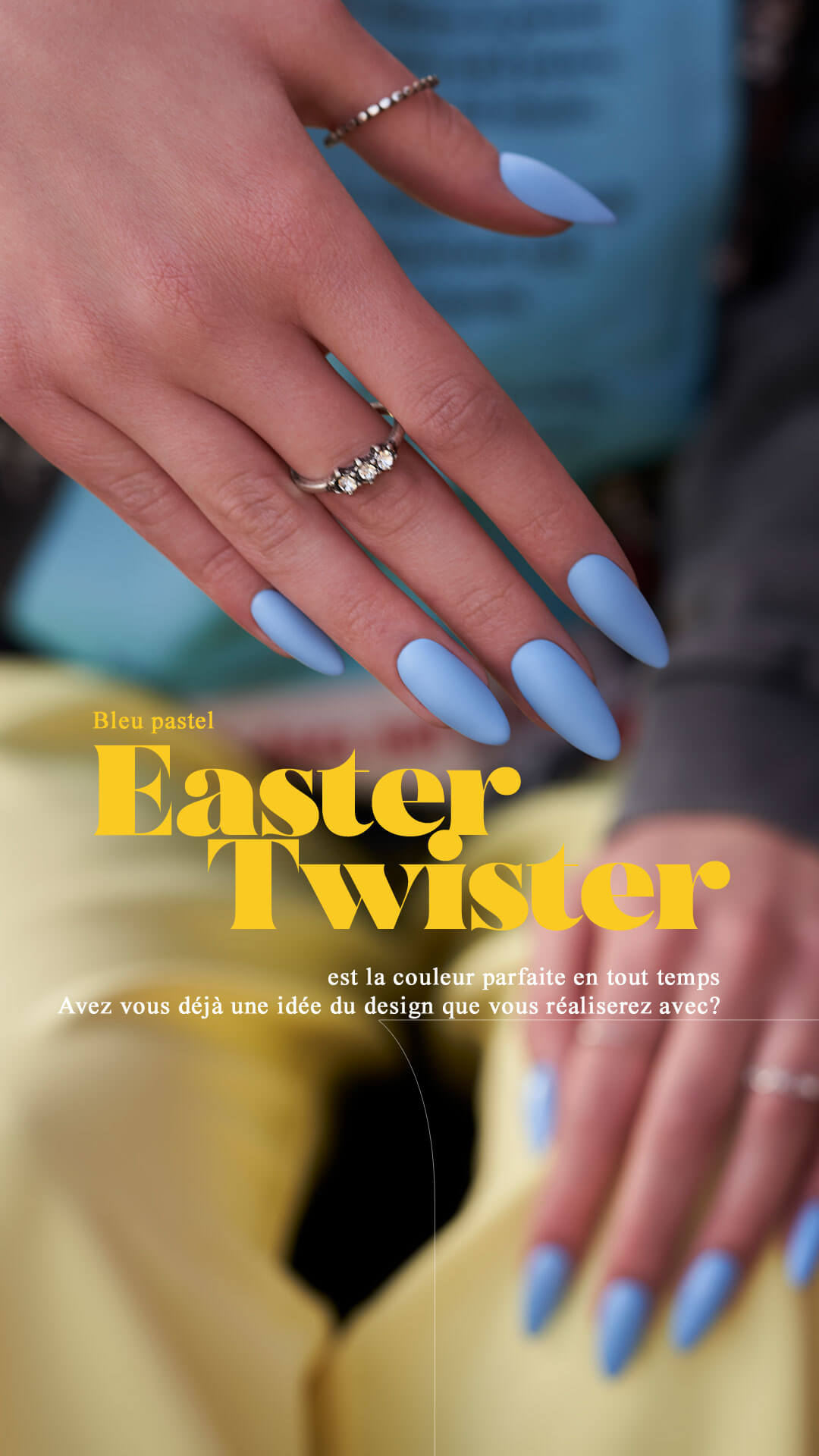 Easter twister Indigo Nails